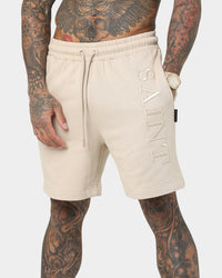 Saint Morta Annex Sweat Shorts Stone