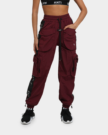The Anti Order Galactic Utility Joggers Dark Burgundy