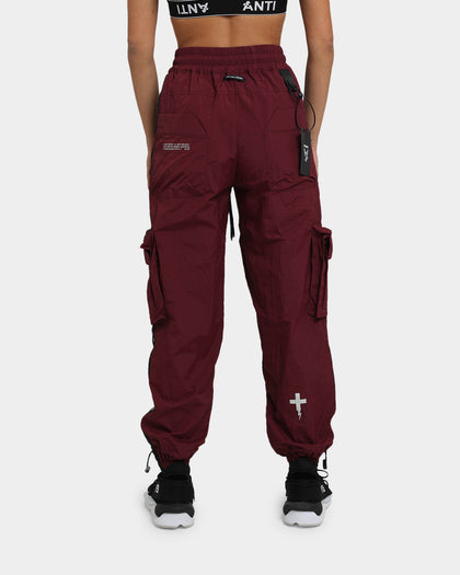 The Anti Order Galactic Utility Joggers Dark Burgundy
