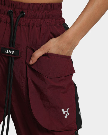 The Anti Order Galactic Utility Joggers Dark Burgundy