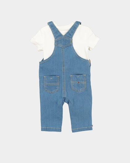 Tommy Hilfiger Kids' Dungarees Light Blue/White
