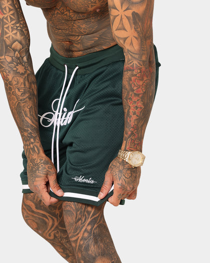 Saint Morta Saviour Mesh Basketball Shorts Stadium Green