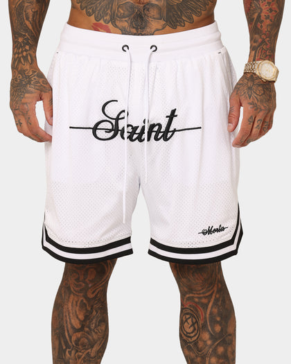 Saint Morta Saviour Mesh Basketball Shorts White/Black