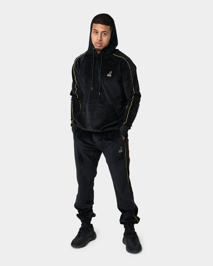 Kangol Velour Joggers Black Beauty