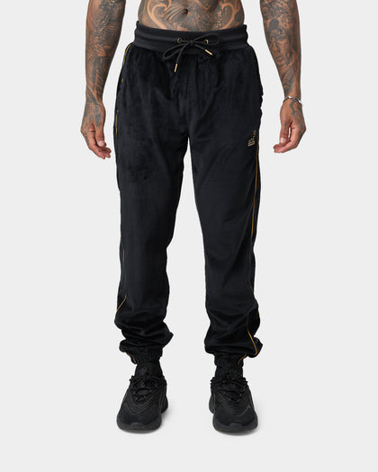 Kangol Velour Joggers Black Beauty