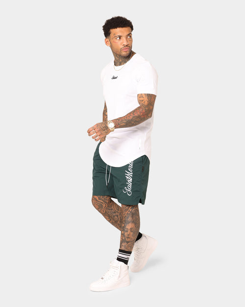 Saint Morta Scripted Beach Shorts Stadium Green