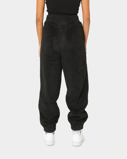 Tommy Jeans Women's Plush Badge Sweat Pants Black