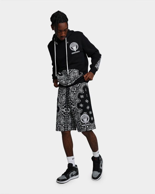 Crooks & Castles Bandana Core Shorts Black