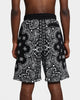 Crooks & Castles Bandana Core Shorts Black