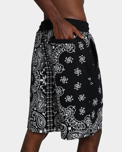 Crooks & Castles Bandana Core Shorts Black