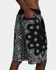 Crooks & Castles Bandana Core Shorts Black