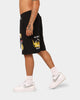 Crooks & Castles LA Serif Shorts Black