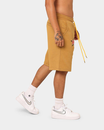 Mitchell & Ness Los Angeles Lakers 3-Peat Shorts Bone Brown