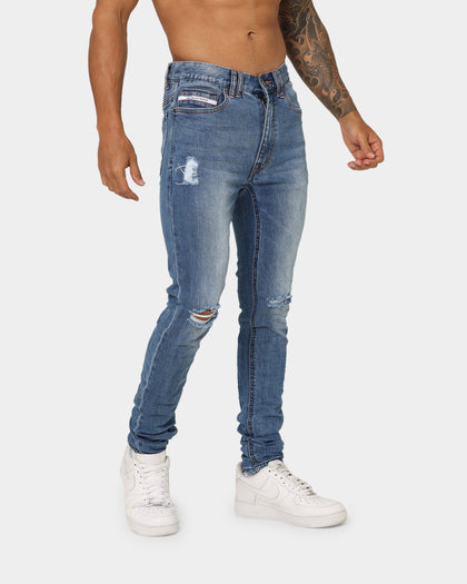 Nena And Pasadena Tyler Super Skinny Fit Jeans Arizona Blue