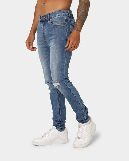 Nena And Pasadena Tyler Super Skinny Fit Jeans Arizona Blue