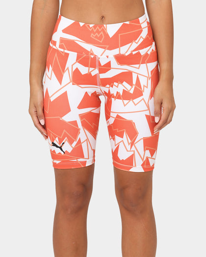 Puma Women's Give Buckets Biker Shorts Cherry Tomato