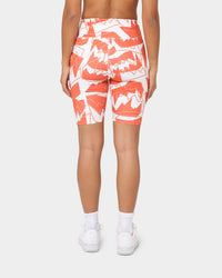Puma Women's Give Buckets Biker Shorts Cherry Tomato