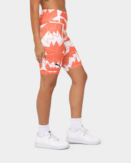 Puma Women's Give Buckets Biker Shorts Cherry Tomato