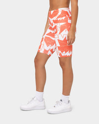 Puma Women's Give Buckets Biker Shorts Cherry Tomato