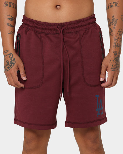 Majestic Athletic Los Angeles Dodgers Champlain Shorts Windsor Wine