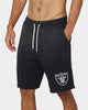 Majestic Athletic Las Vegas Raiders Solarised Court Shorts Faded Black