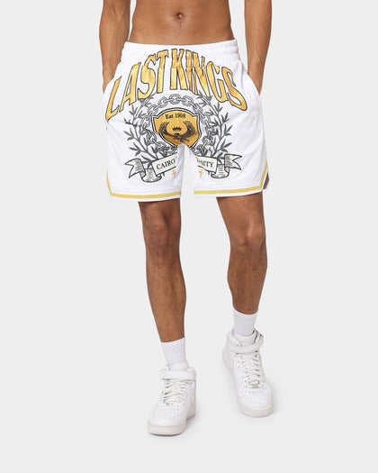 Last Kings Cairo University Ball Shorts White