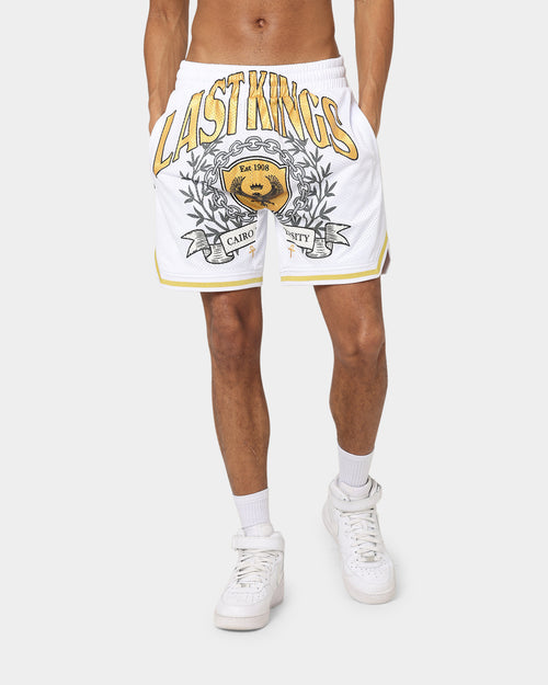 Last Kings Cairo University Ball Shorts White