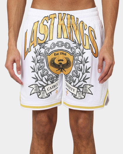 Last Kings Cairo University Ball Shorts White