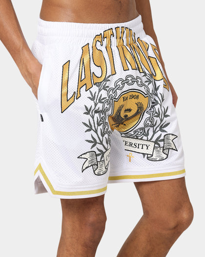 Last Kings Cairo University Ball Shorts White