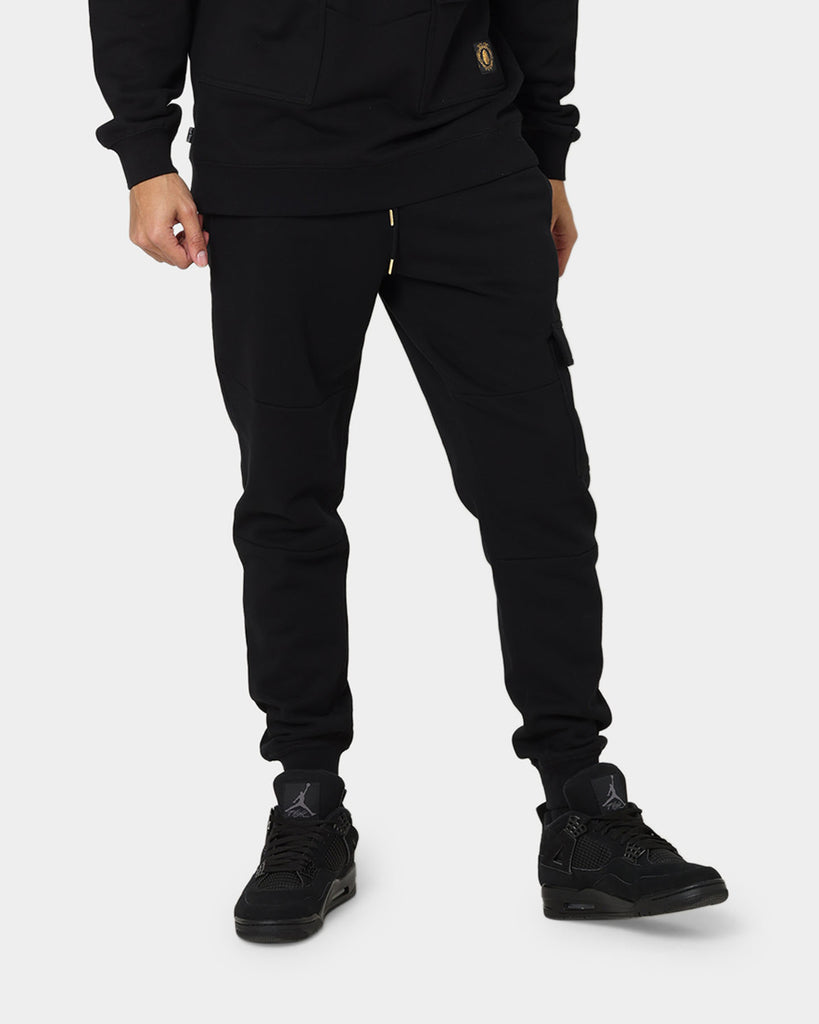 Last Kings Cargo Track Pants Black Culture Kings US