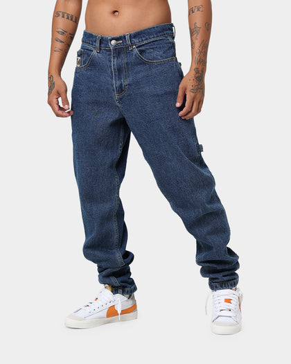 Karl Kani OG Rinse Denim Jeans Mid Blue