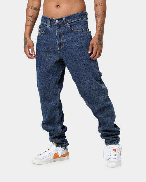 Karl Kani OG Rinse Denim Jeans Mid Blue