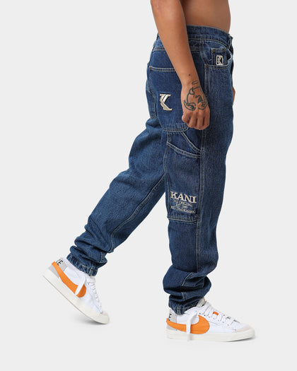 Karl Kani OG Rinse Denim Jeans Mid Blue