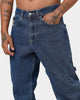 Karl Kani OG Rinse Denim Jeans Mid Blue
