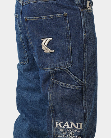Karl Kani OG Rinse Denim Jeans Mid Blue