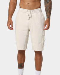 Calvin Klein Monogram Badge HWK Shorts Eggshell