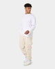 Calvin Klein Two Tone Monogram HWK Pants Eggshell