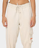 Calvin Klein Two Tone Monogram HWK Pants Eggshell