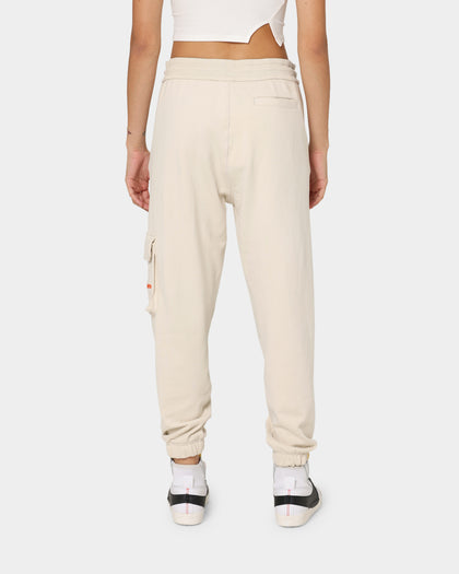Calvin Klein Two Tone Monogram HWK Pants Eggshell