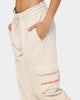 Calvin Klein Two Tone Monogram HWK Pants Eggshell