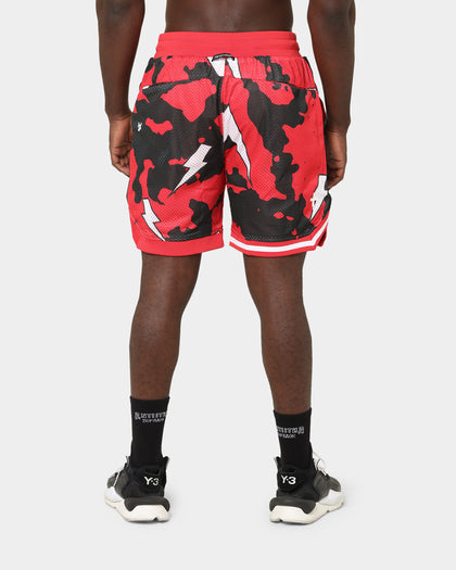 The Anti Order Storm Camo Basketball Shorts Black/Red/White