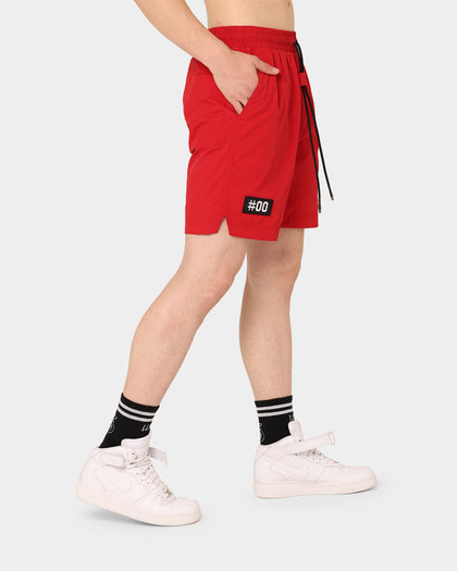 The Anti Order Antidote Beach Shorts Red
