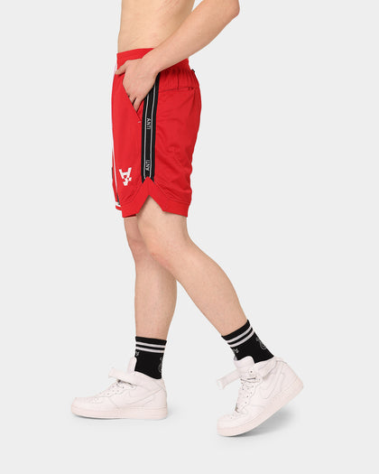 The Anti Order Off Season Basketball Shorts Red/White