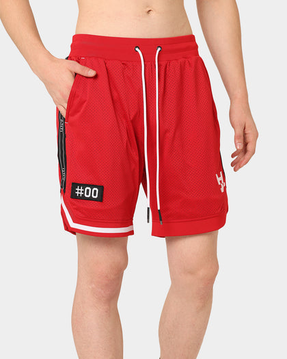 The Anti Order Off Season Basketball Shorts Red/White