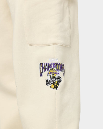 Mitchell & Ness Los Angeles Lakers Cargo Fleece Sweat Pants Khaki