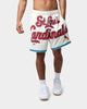 Majestic Athletic St Louis Cardinals Oversized Wordmark Shorts Unbleached