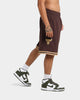 Mitchell & Ness Chicago Bulls Lux Brown Swingman Shorts Baroque Brown