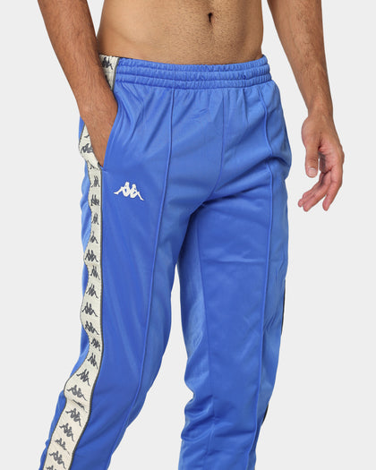 Kappa 222 Banda Rastoria Slim Track Pants Blue Royal/Beige