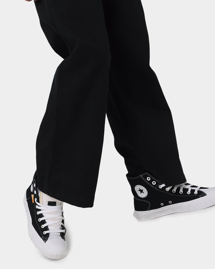 Fred Perry X Raf Simons Patched Denim Trousers Black