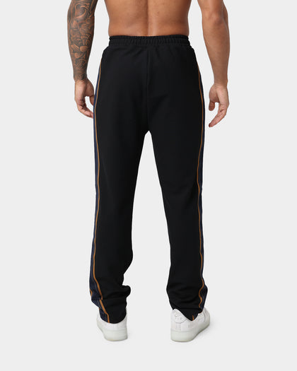 Fred Perry Striped Tape Track Pants Black